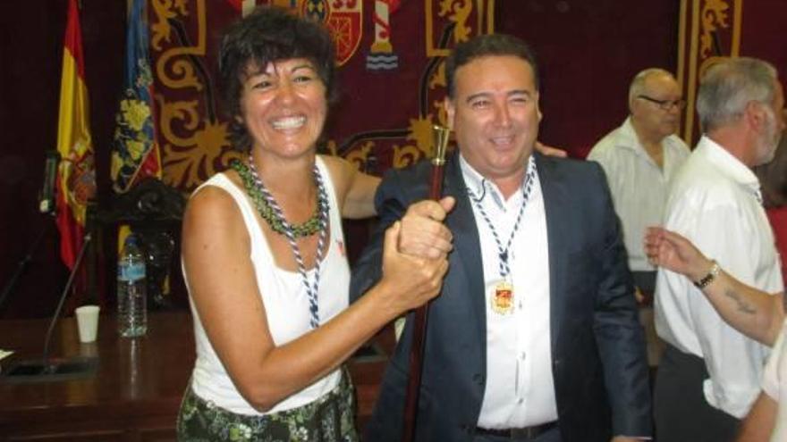 María Jesús Pérez (IU) y Jaime Pérez (PSOE).