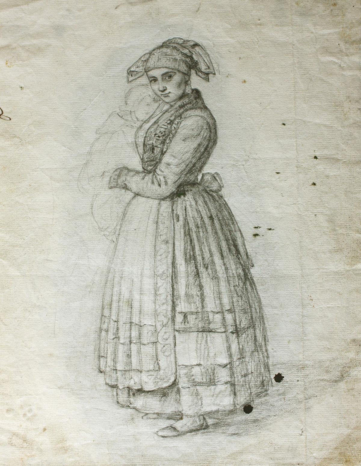 Rosario Weiss, "La Pasiega" (1838). Museo Lázaro Galdiano