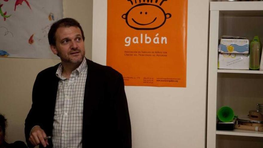 Carlos Vallejo, en una conferencia organizada por la asociación Galbán.