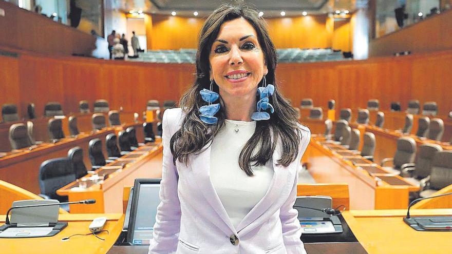 Marta Fernandez Martínez (VOX), presidenta de las Cortes de Aragón, el 23 de junio