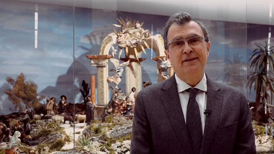 José Ballesta felicita la Navidad a los murcianos.