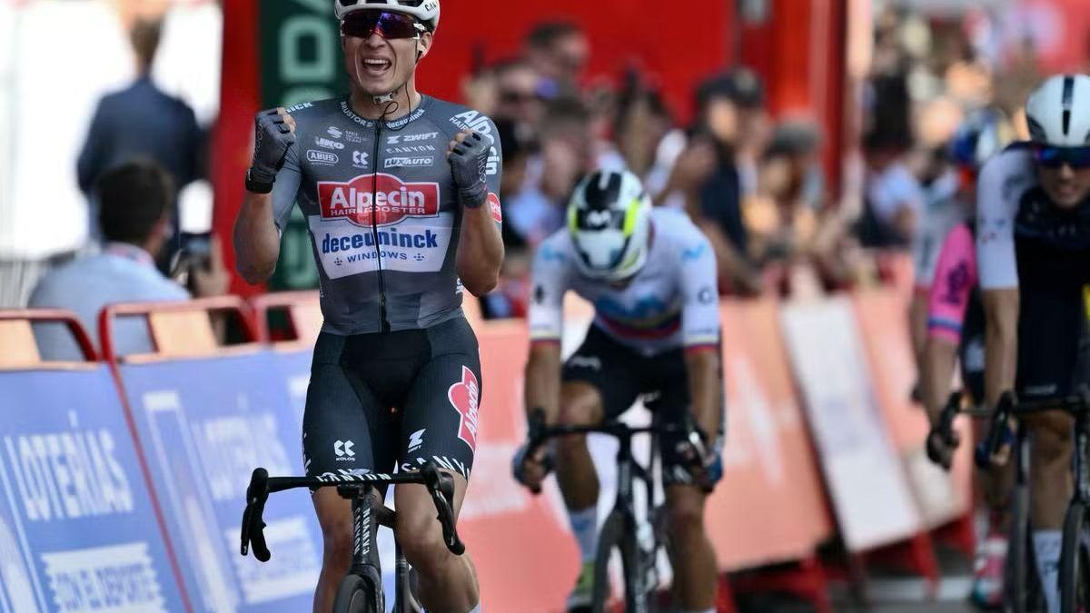 Philipsen, primer amarillo del Tour, también se viste de líder en la Vuelta