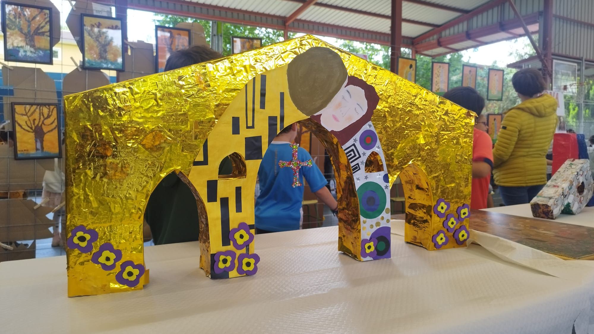 Feria del Arte en el Colegio Reconquista de Cangas de Onís