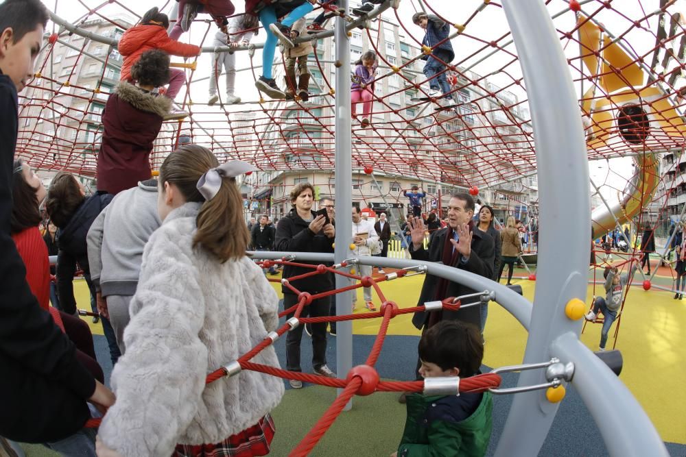 Así es el nuevo 'macroparque' infantil de Vigo.