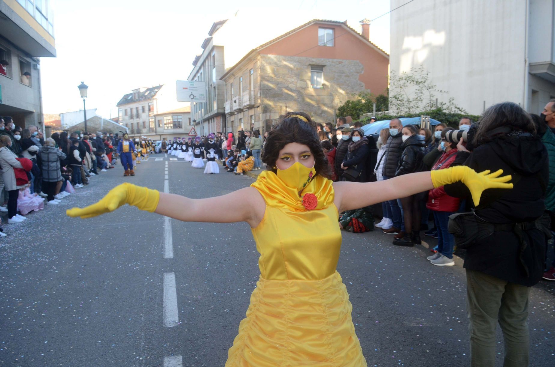 Desfile del Momo en Vilanova para despedir el Entroido 2022.