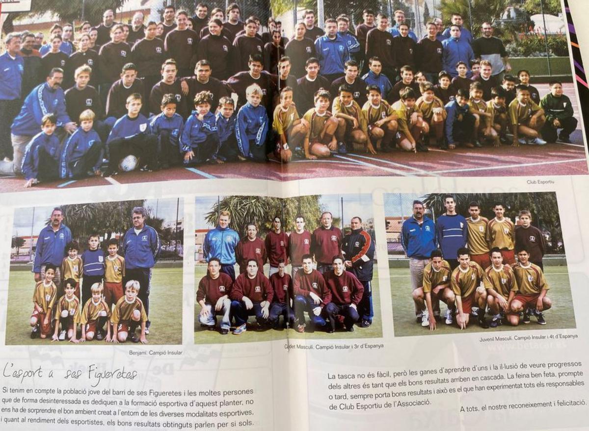 Integrantes del Club Esportiu de la asociación de vecinos.