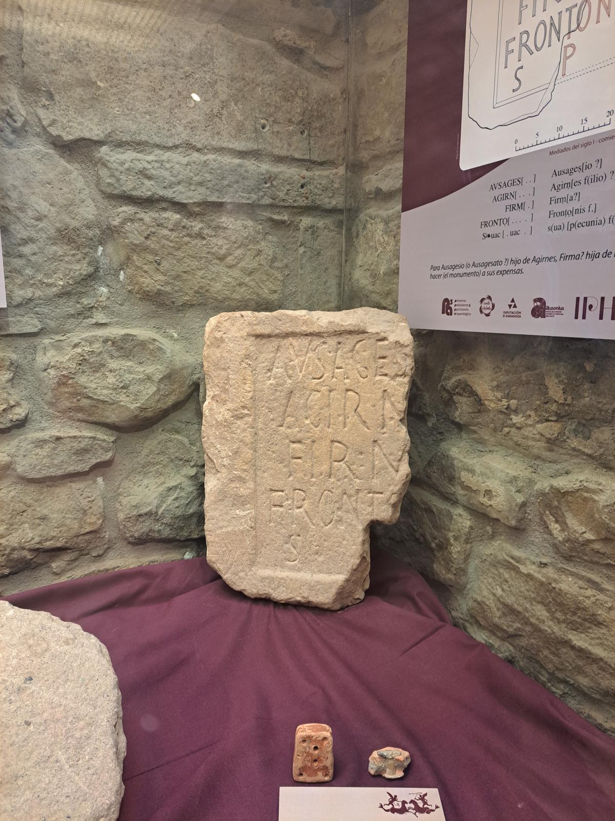 Museo de Artieda: piezas encontradas en El Forau de la Tuta (Artieda, Zaragoza)