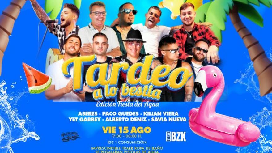 Tardeo a lo Bestia llega a Maspalomas con la Fiesta del Agua