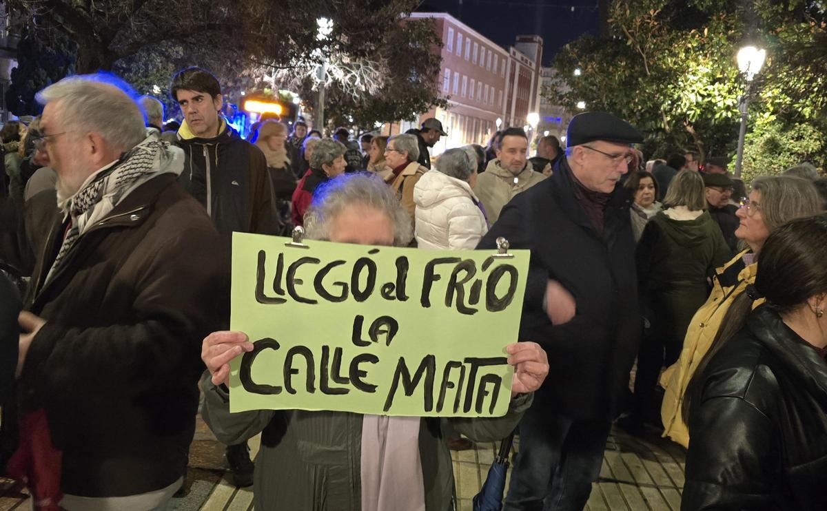 Concentración a las puertas de la Delegación del Gobierno en Extremadura