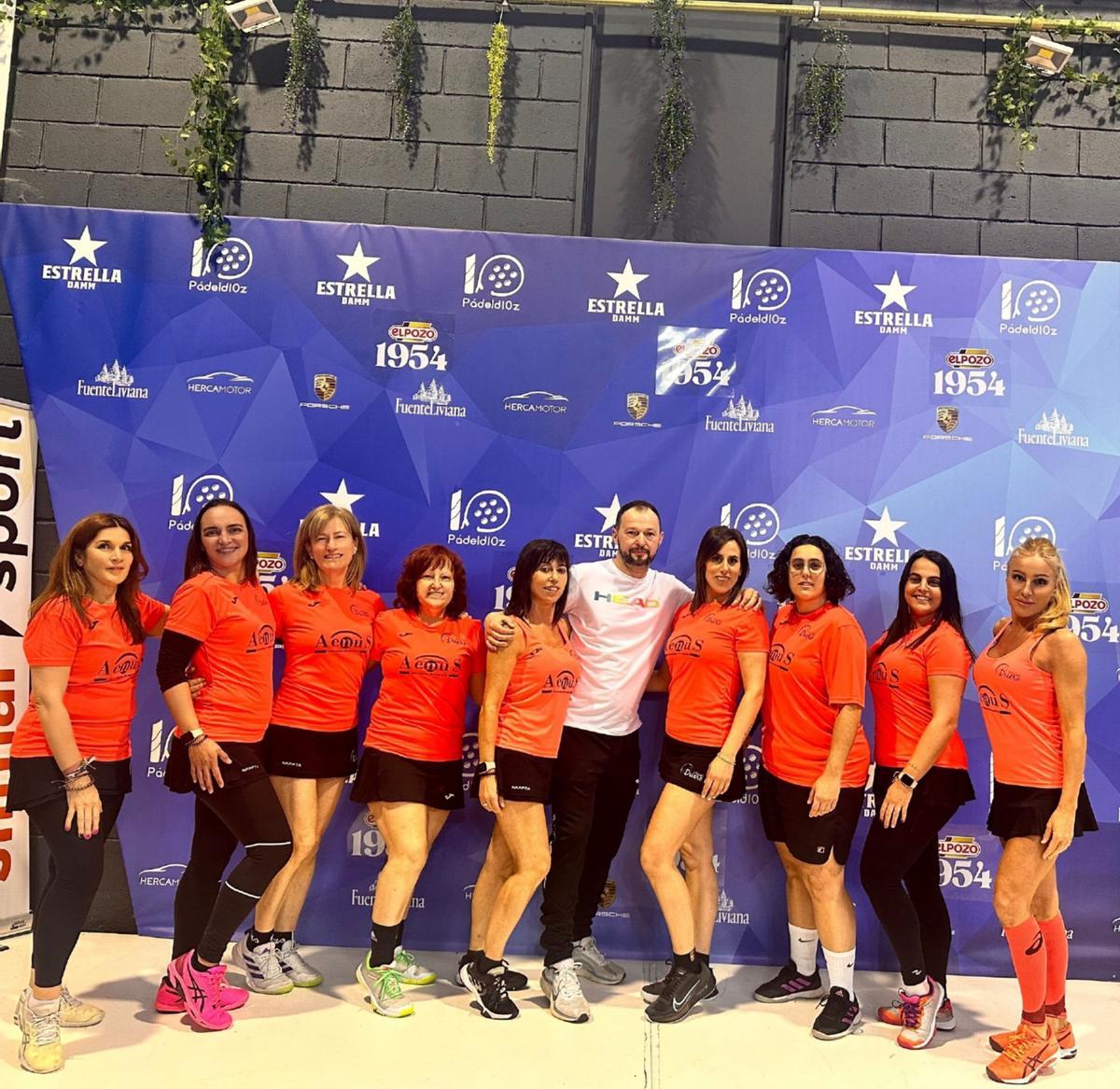 Equipo Aenus del Pádel Duero