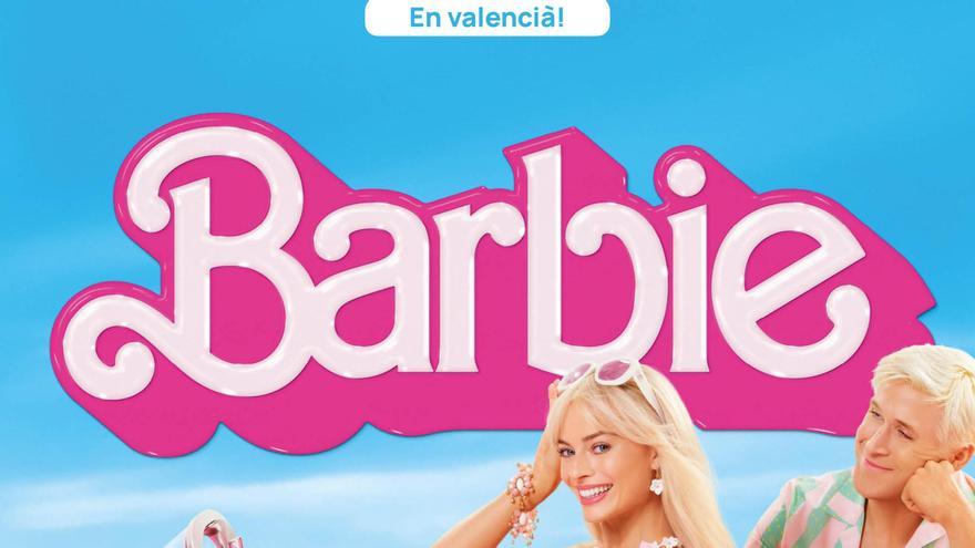 Cartel de Barbie en valenciano