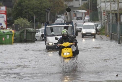 El temporal en Vigo