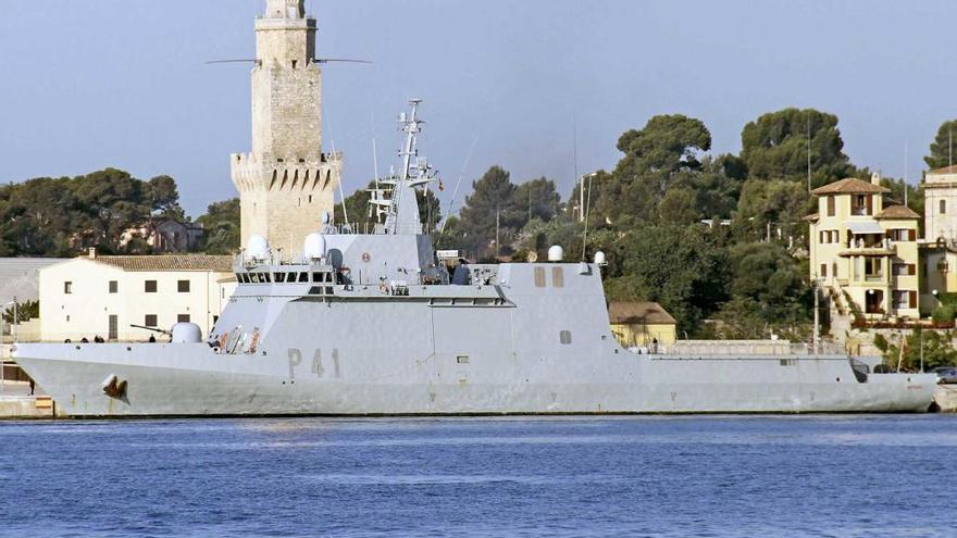 El buque de acción marítima ´Meteoro´, de la Armada Española.