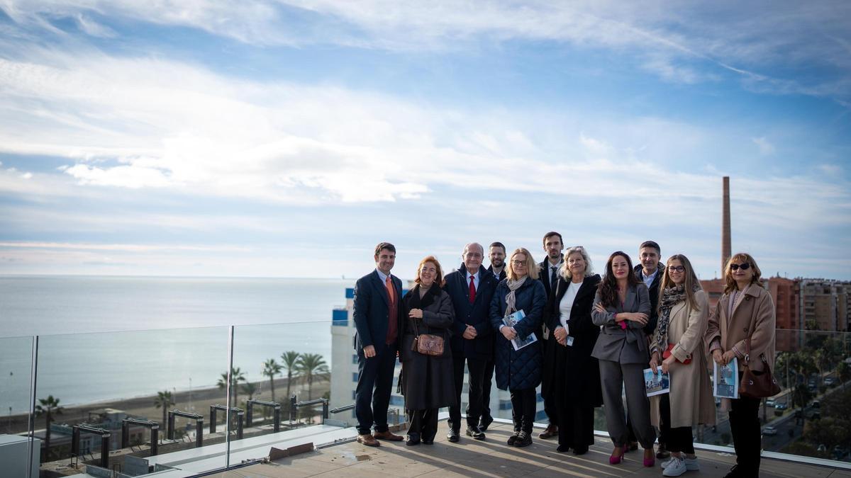 Una delegación europea visita Málaga para conocer lo que la ciudad ofrece para acoger la sede de la Autoridad Aduanera de la Unión Europea (EUCA)