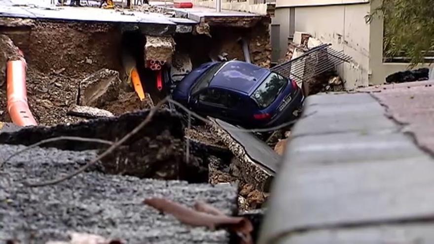 Vídeo // Más de 200 incidencias en Málaga por una fuerte tormenta de madrugada