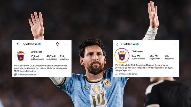Messi lleva la marca Eldense a otra dimensión