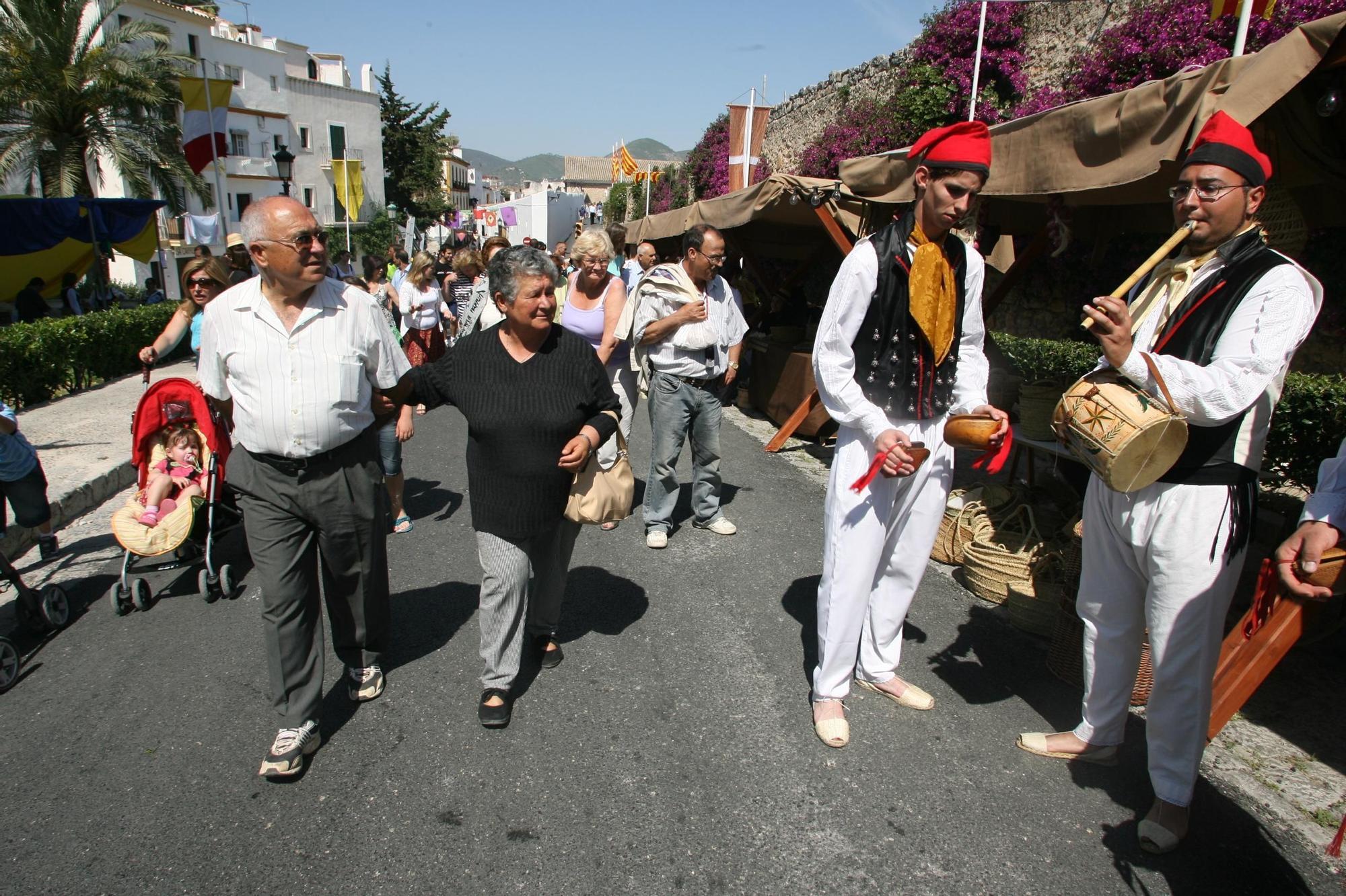 Edición de 2007 de la Feria Medieval de Ibiza.