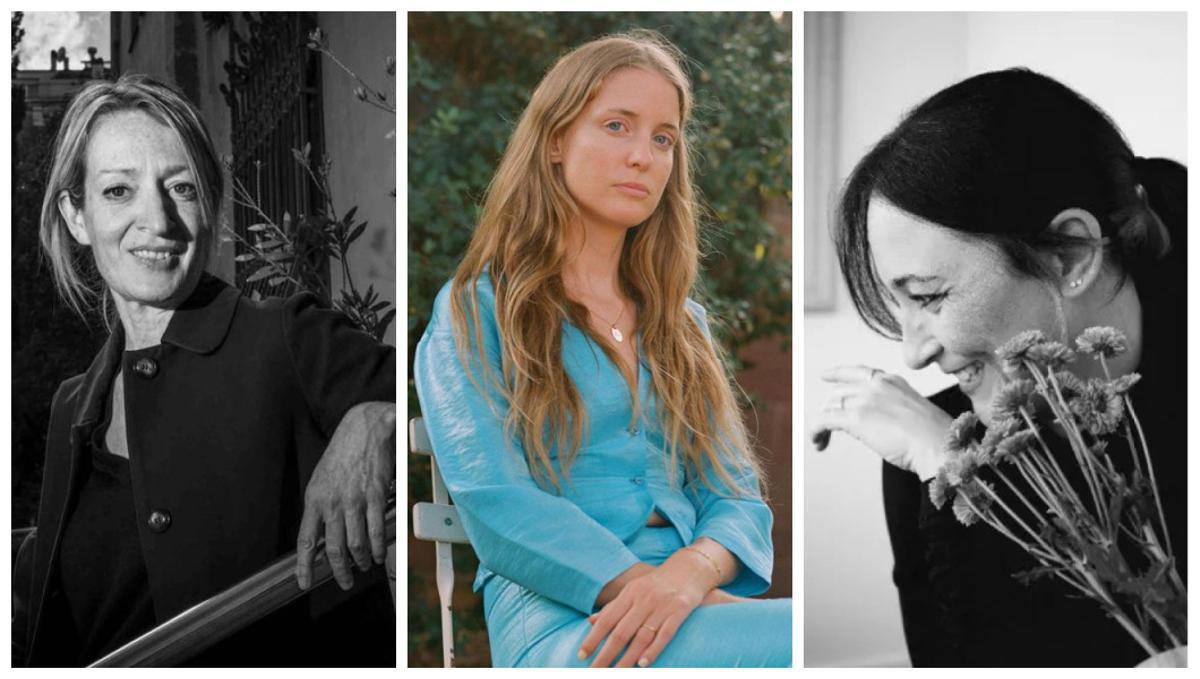 Milena Busquets, Leti Sala y Patricia Benito.