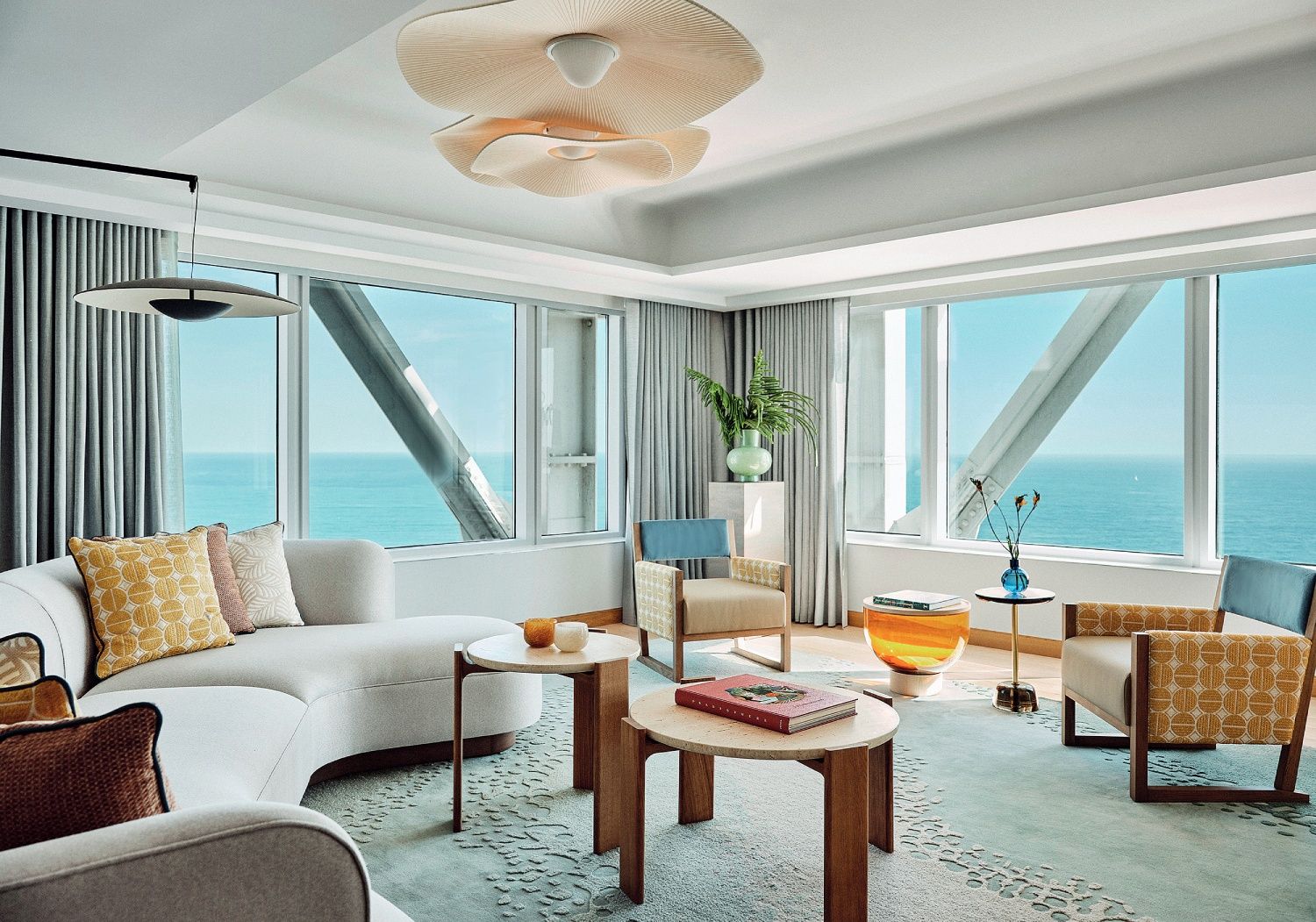 Vistas desde el Hotel Arts de Barcelona.