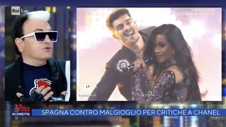 El comentarista de Eurovisión en Italia se disculpa con Chanel tras su duras palabras durante el festival
