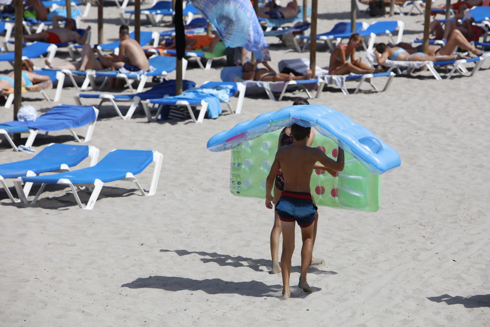 Sommer in Peguera: So genießen die Mallorca-Urlauber das Leben am beliebten Badestrand