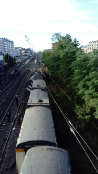 Accidente de tren en O Porriño