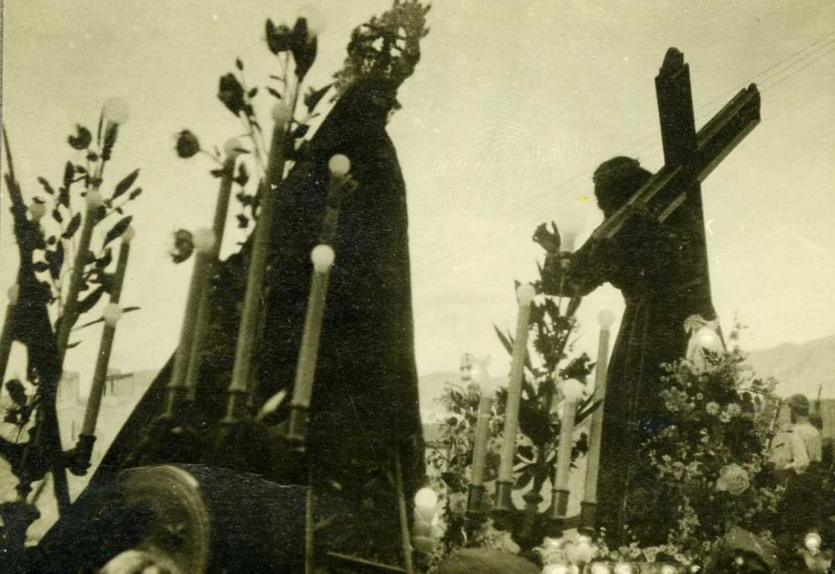 El Nazareno, durante el Viernes Santo crevillentino, en una imagen reciente. | INFORMACIÓN