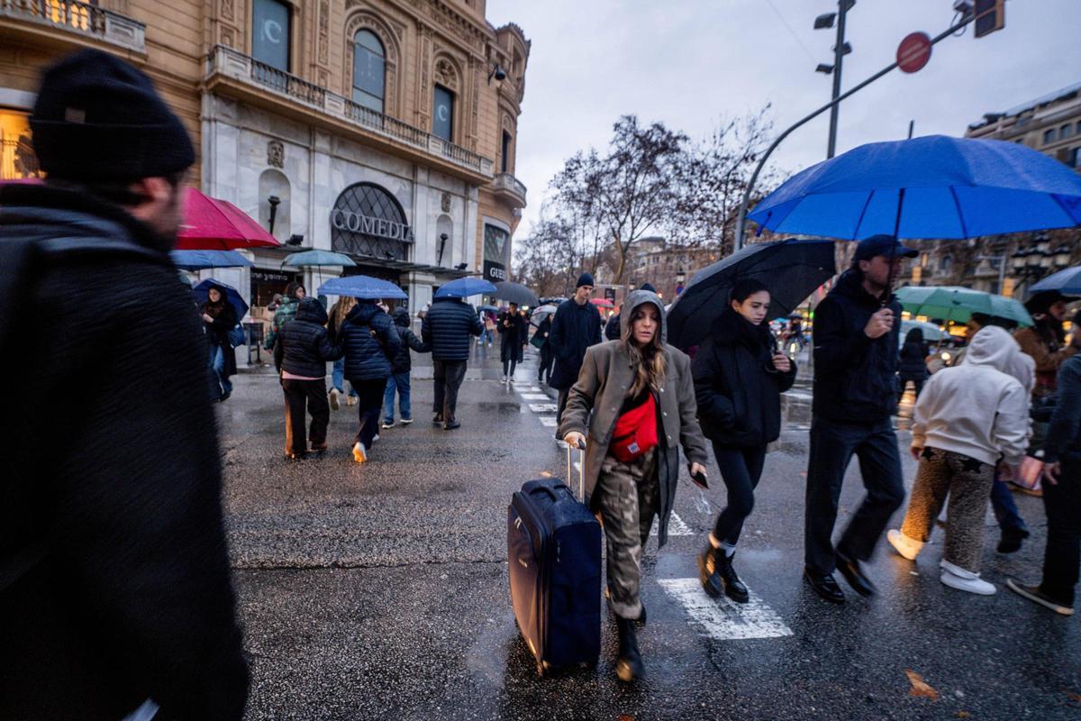 El temporal llega a Barcelona
