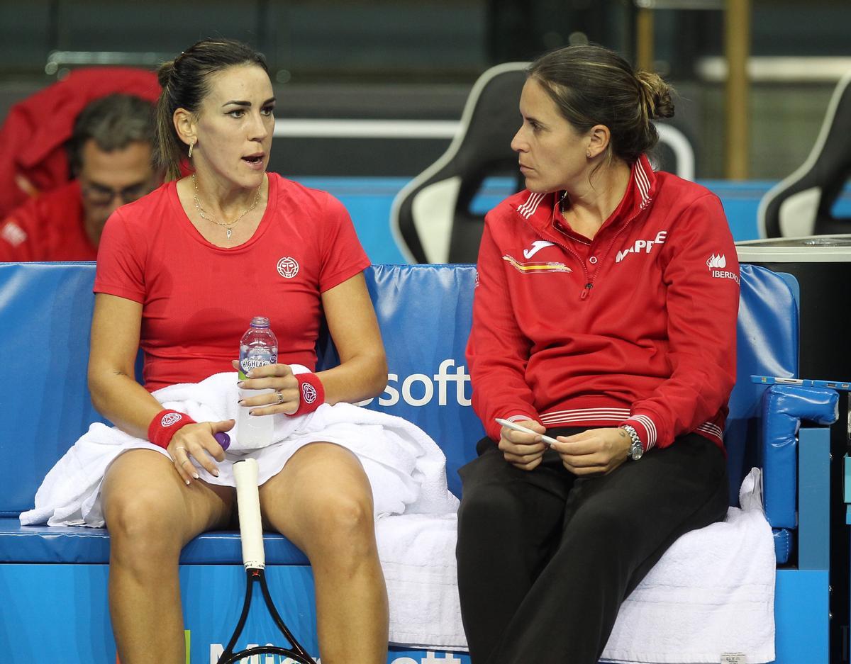 Anabel Medina y Nuria Párrizas