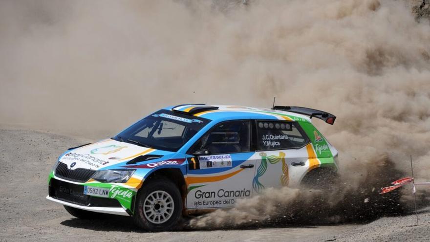 Los campeones de la Copa de España de Rallys en Tierra CERT, Juan Carlos Quintana y Yeray Mujica, estarán en el Rally Isla de los Volcanes 2022