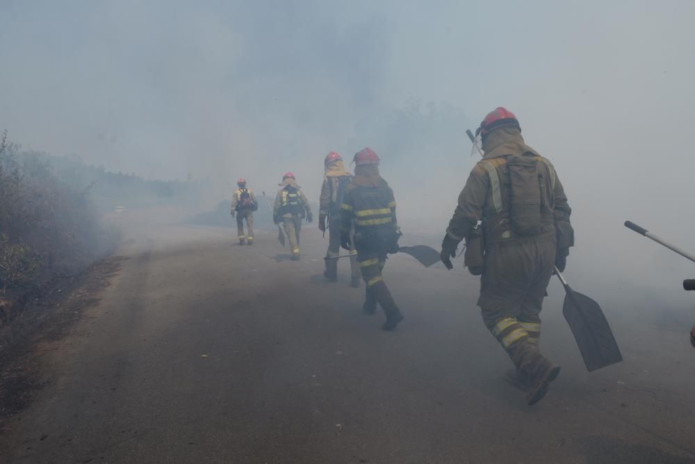 Incendio forestal en San Salvados de Meis