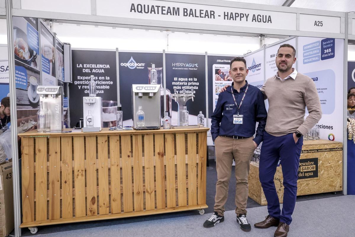 Javier Pérez, CEO de Aquateam Balear, en la feria Horeca de Palma.