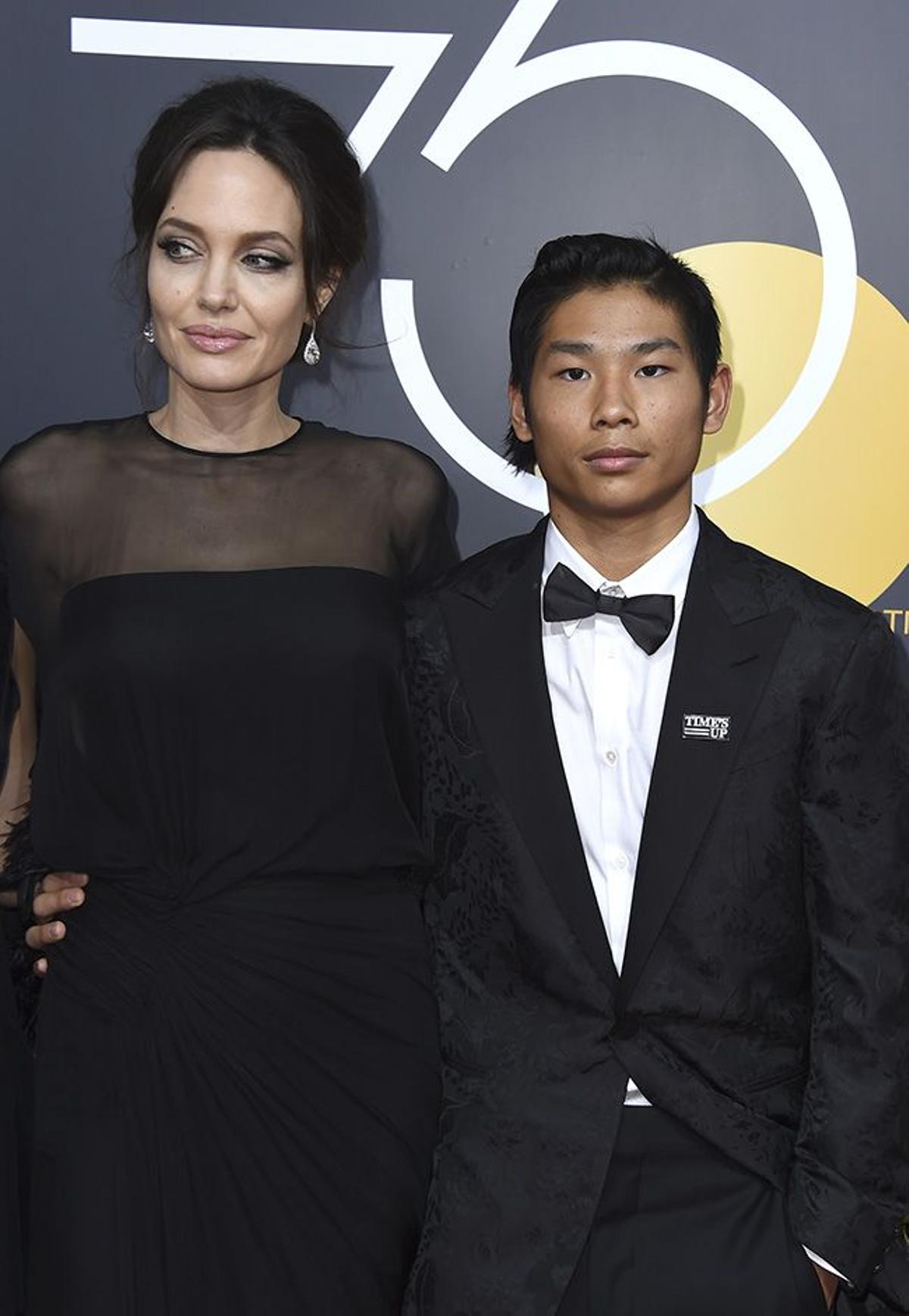 Angelina Jolie y su hijo Pax