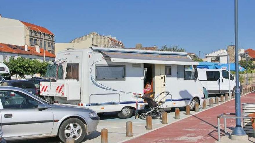 El Concello y los autocaravanistas definen áreas de servicio en Cangas