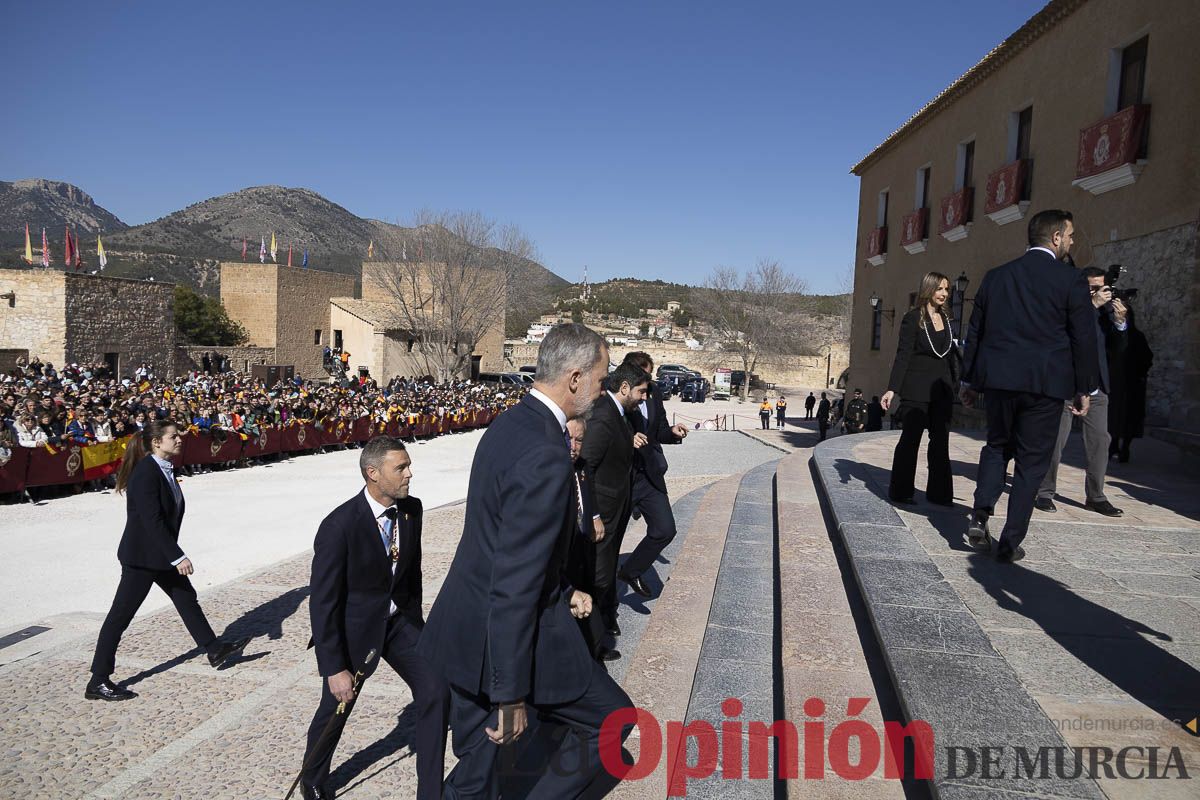Visita de los reyes de España a Caravaca (explanada de la Basílica)