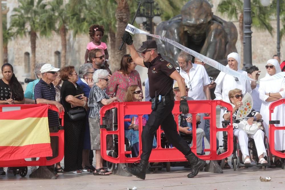 La Policía Nacional celebra su patrón con un simul