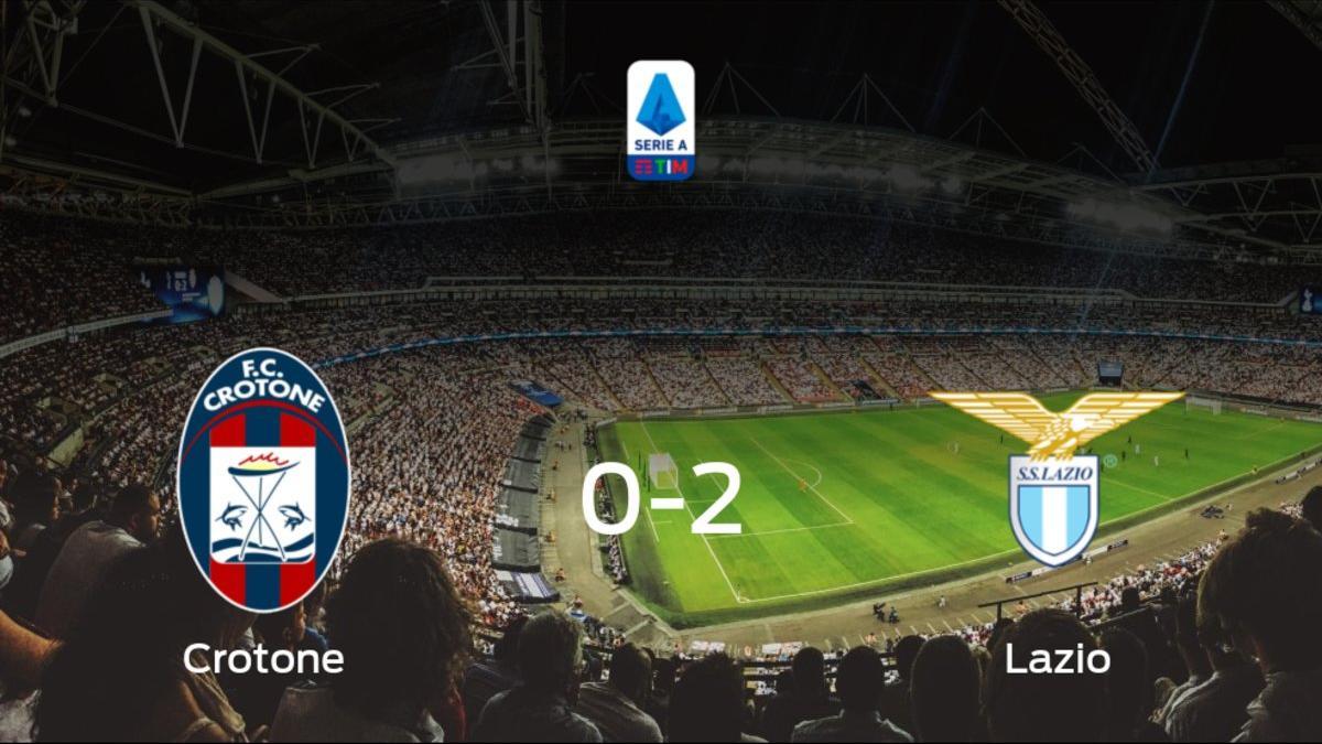 La Lazio se lleva tres puntos a casa tras ganar 0-2 al Crotone