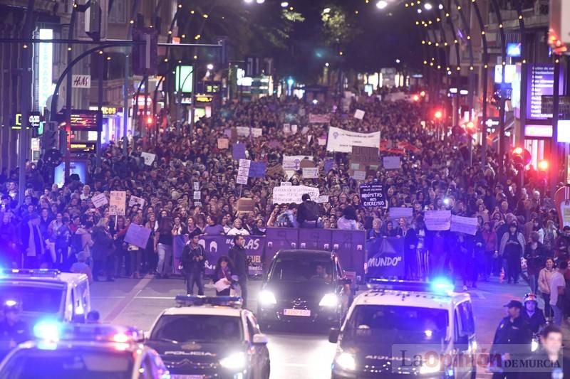 Manifestación por el Día de la Mujer en Murcia