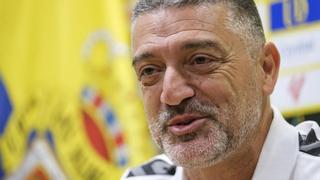 García Pimienta: "Quiero dar las gracias a Laporta porque por su decisión estoy en la UD Las Palmas"