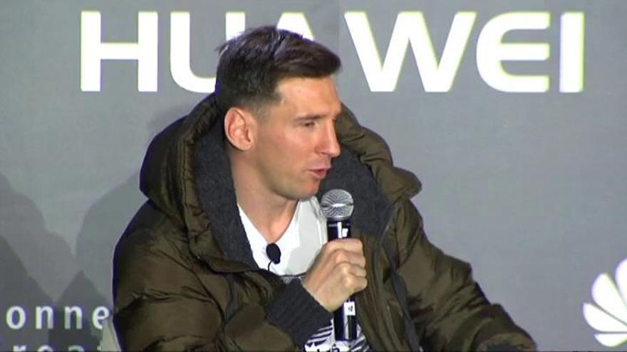 Messi: "No creo que el Barcelona dependa de los tres de arriba"