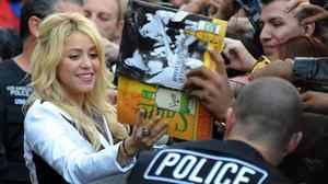 La cantant és la primera colombiana en aquest passeig de Hollywood.