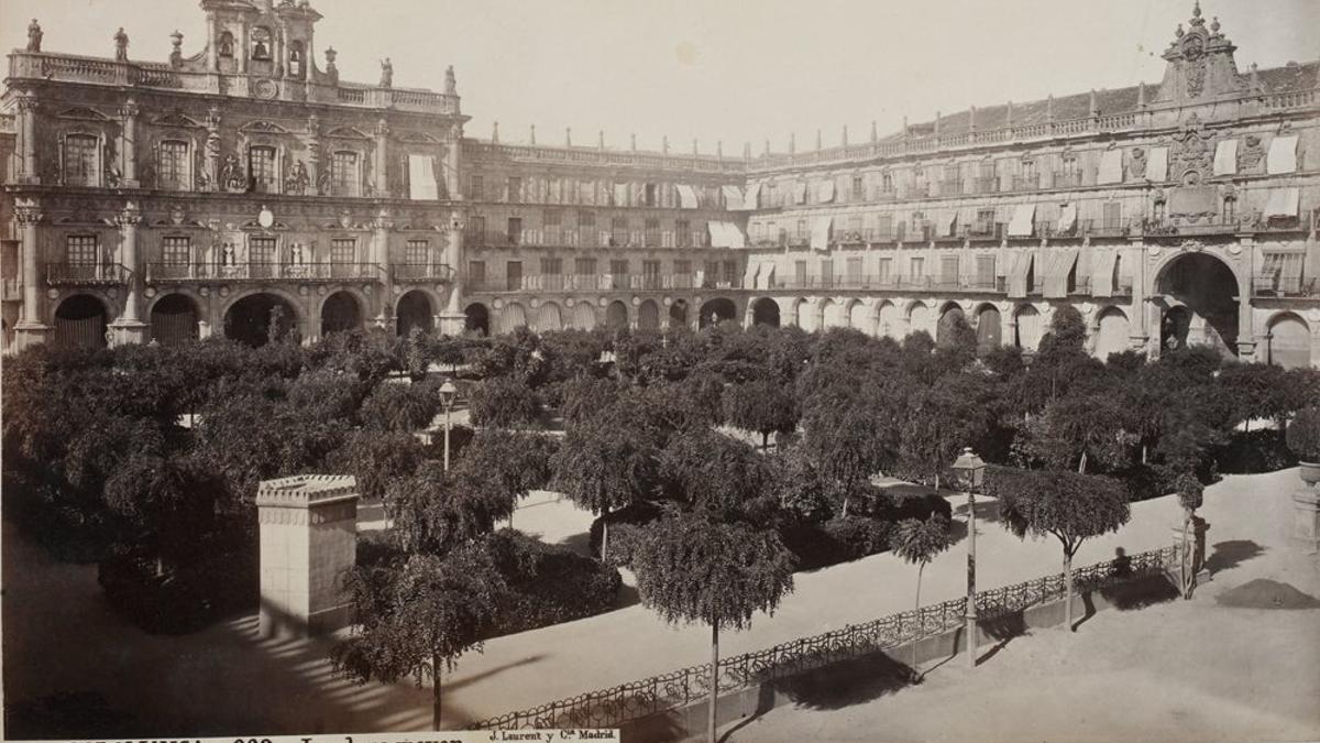 Plaza Mayor de Salamanca. Fotografía de J. Laurent