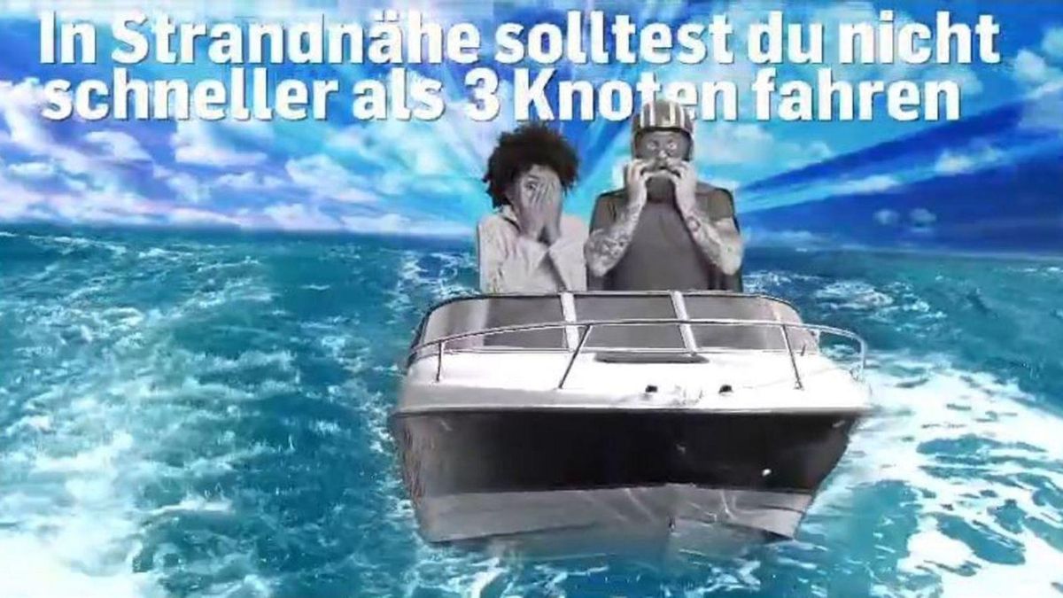 Ein Ausschnitt aus dem Video, das Bootsführern erklärt, wie sie sich auf dem Meer rund um Mallorcas Küste verhalten sollten. | FOTO: GUÍA NÁUTICA