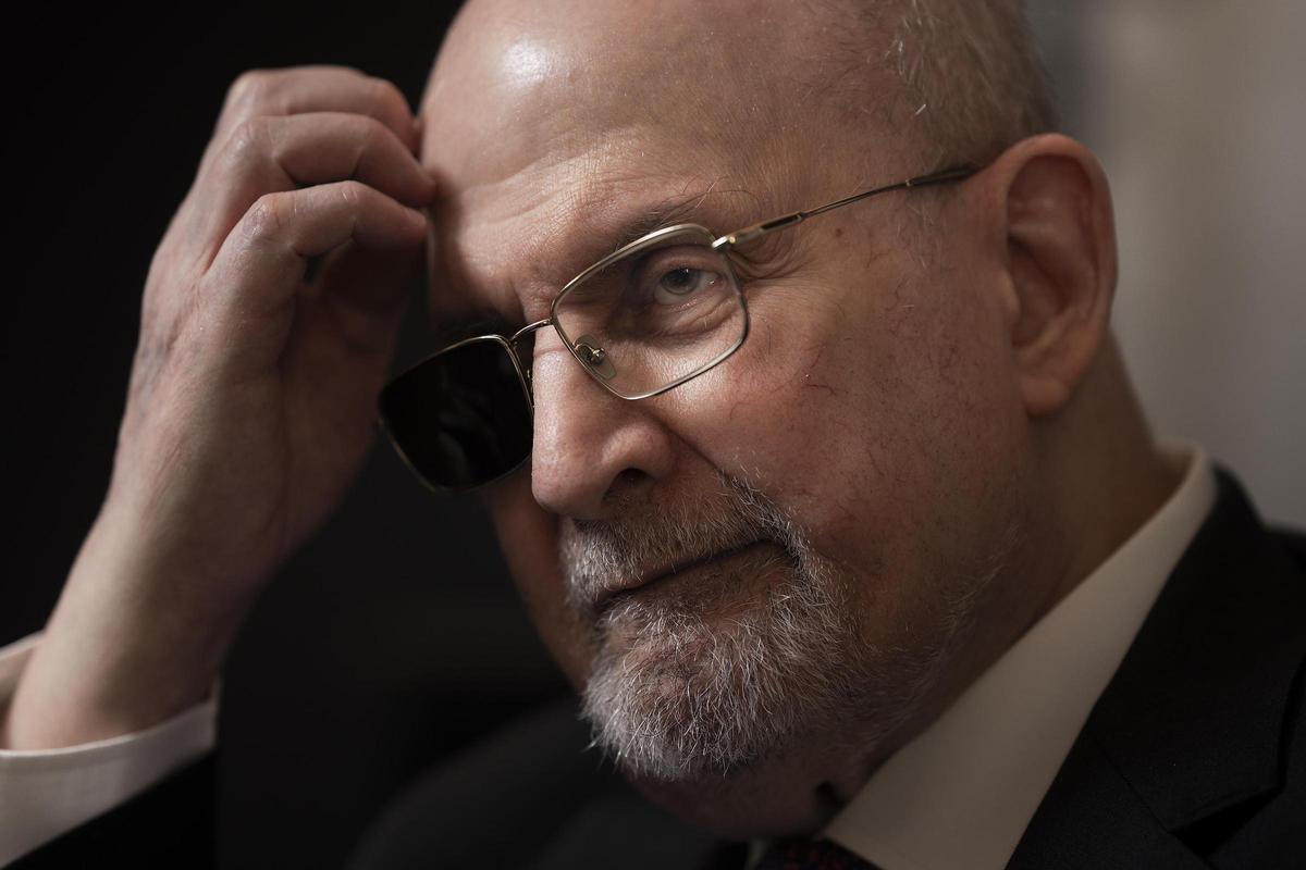 Rushdie, durante la entrevista