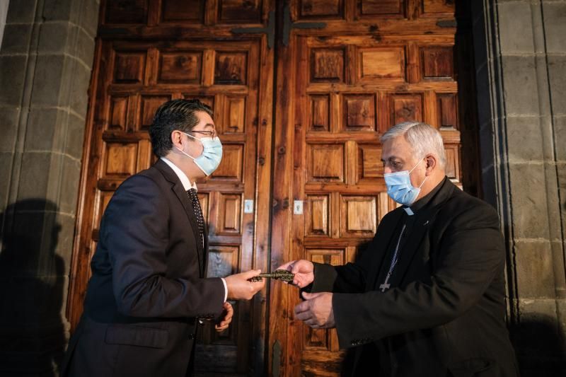 Reapertura de la Iglesia de Santa Catalina. en Tacoronte