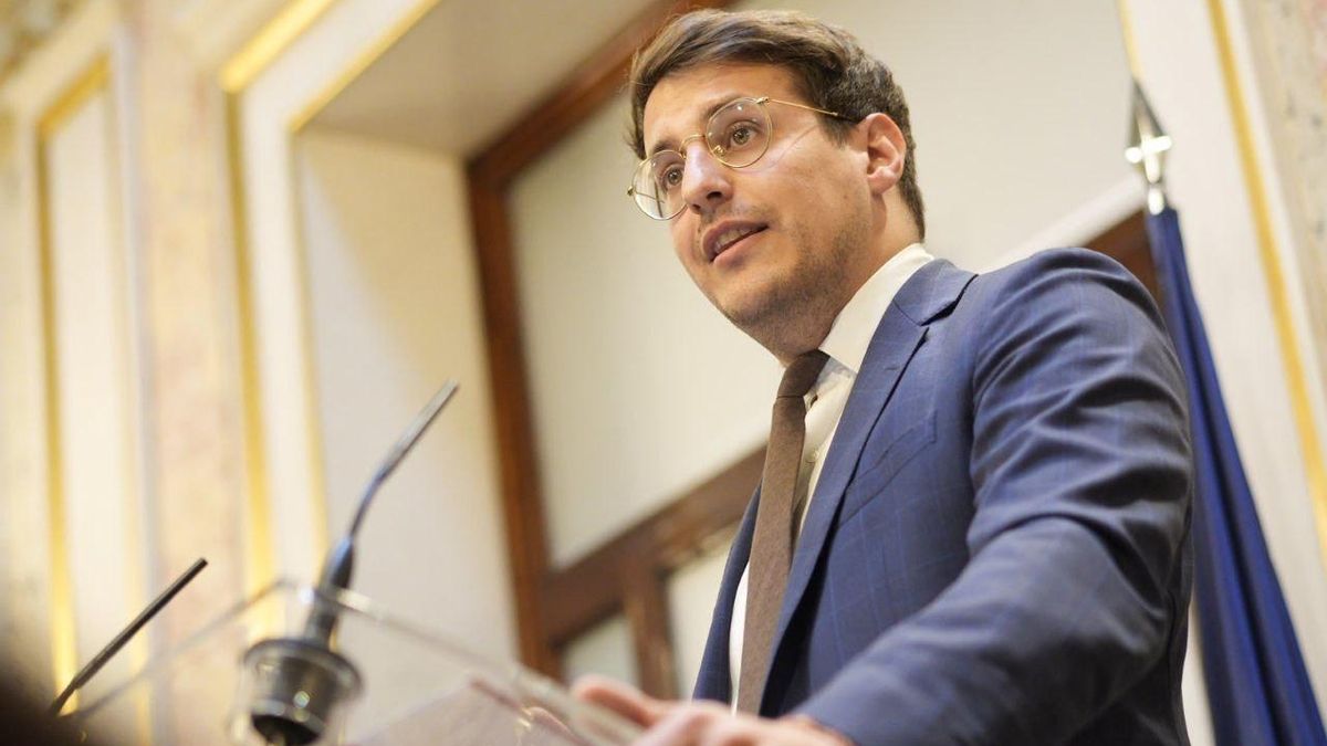 El diputado de Sumar Aragón Jorge Pueyo, este jueves en el Congreso de los Diputados.