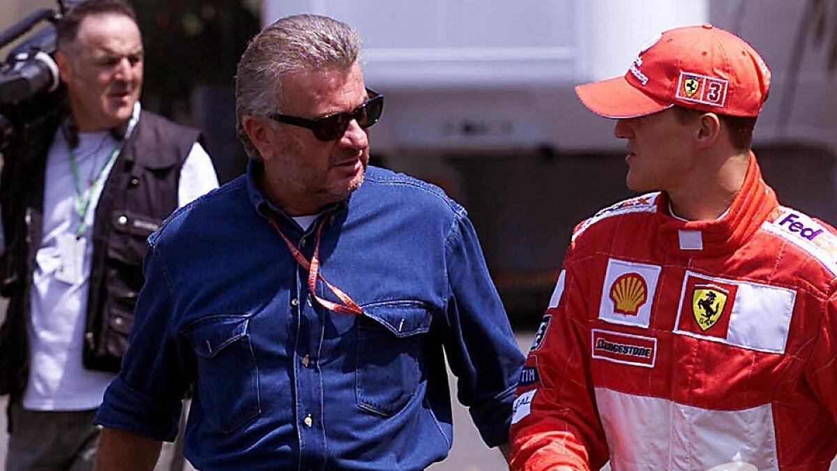 Willi Weber, junto a Schumacher