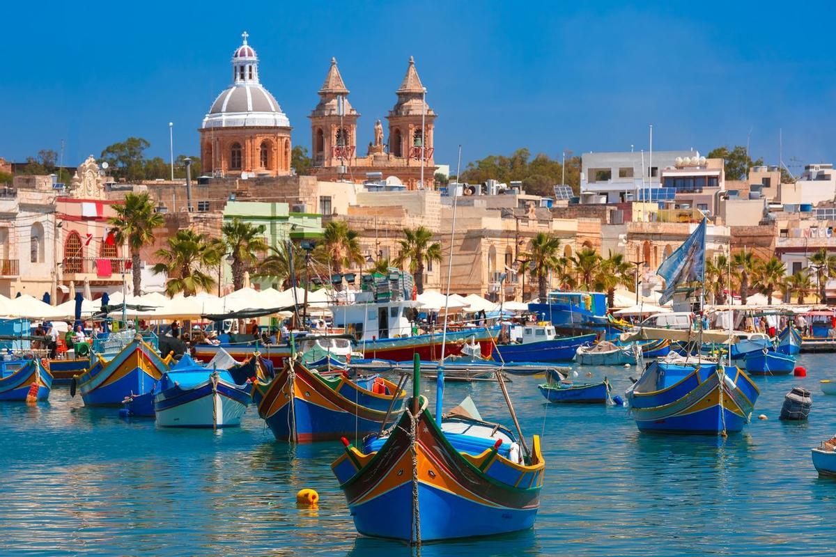 Marsaxlokk - Puerto con luzzus