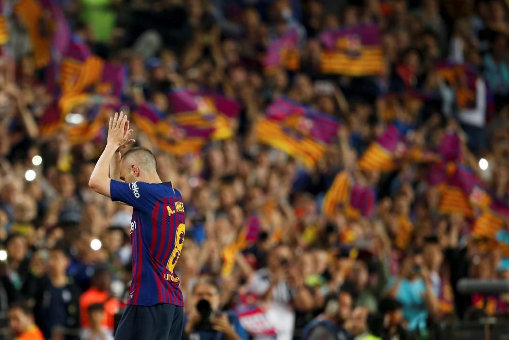 Les imatges del Barça-Reial Societat (1-0) - Comiat Andrés Iniesta