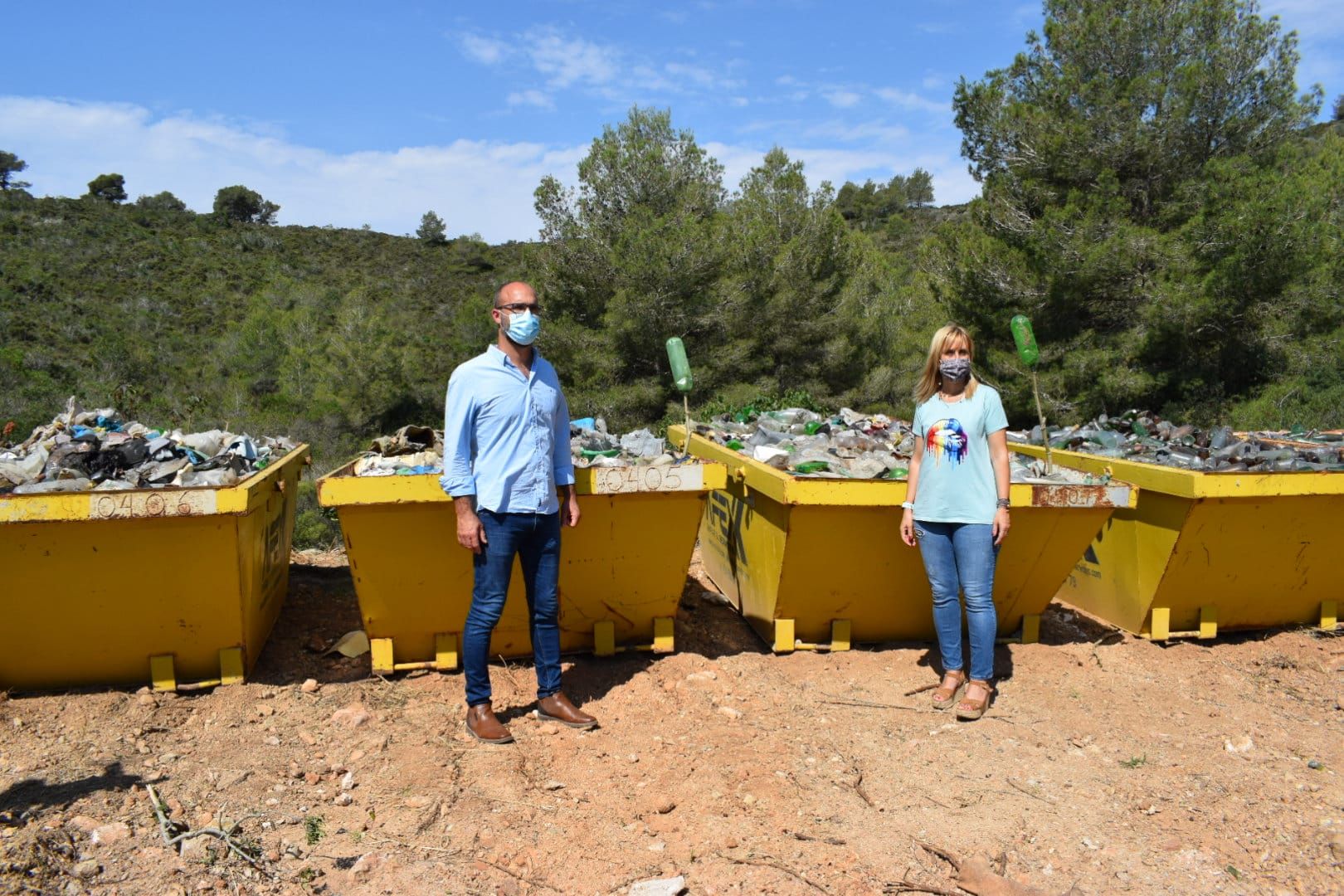 El ayuntamiento de Felanitx recoge veinte toneladas de basura en el vertedero ilegal